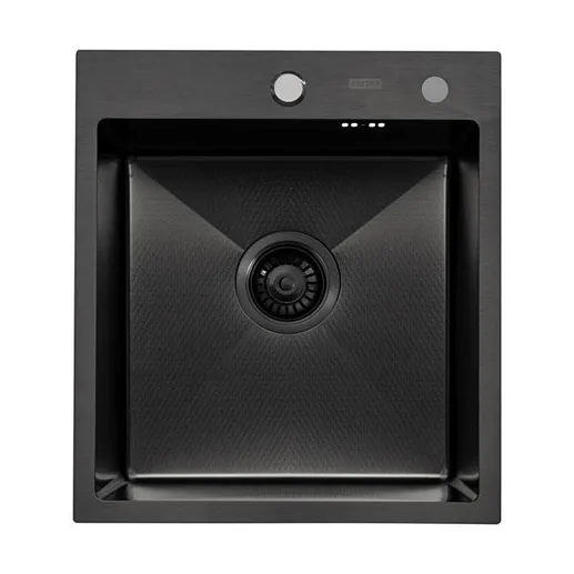Мойка ARFEKA ECO AR 450*500 BLACK PVD NANO DECOR MILLET GRAINS