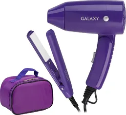Galaxy GL 4720 Набор для укладки волос: Фен 1400 Вт, складная ручка на скидке