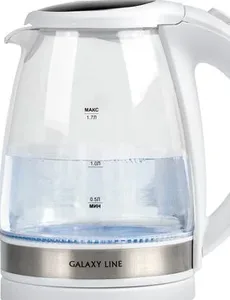 Чайник электрический Galaxy LINE GL 0560 белый на скидке