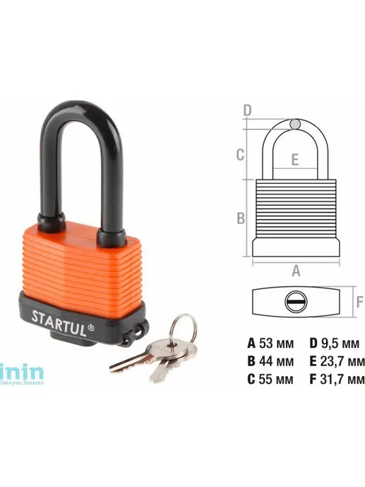 Навесной замок STARTUL PROFI ST9086-50