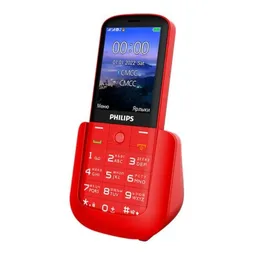 Сотовый телефон Philips Xenium E227 красный на скидке