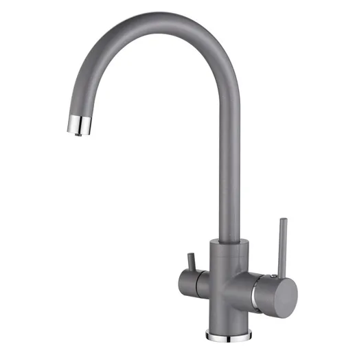 Смеситель AquaSanita Sabiaduo 2963 202 alumetallic