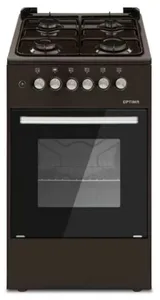 Плита комбинированная OPTIMA  CS-5512 (50*50,4газ.конф,эл.дух., электр на скидке