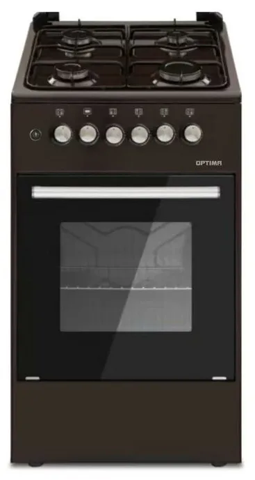 Плита комбинированная OPTIMA  CS-5512 (50*50,4газ.конф,эл.дух., электр