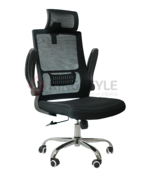 Кресло офисное  SITUP  VISTA Chrome  (сетка Black / Black )