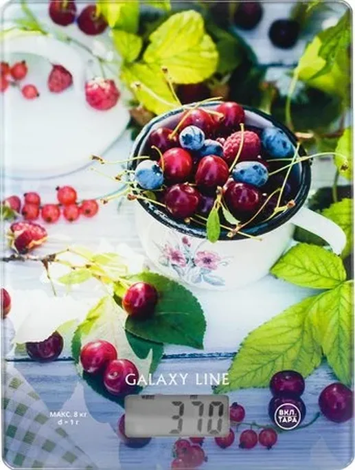 Весы кухонные электронные Galaxy LINE GL 2818, стекло