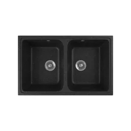 Мойка из искуственного камня GreenStone GRS-15-308 черный на скидке