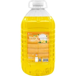 Средство для мытья посуды GraSS «Velly» light,сочный лимон ПЭТ 5кг., 1 на скидке
