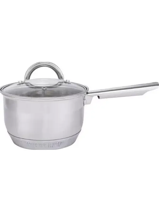 Ковшик из нержавеющей стали 2,1л KL-4711 (1х6)
