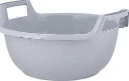 Таз Plast Team 16л круглый 445х430х215 мм серый шторм, РОССИЯ на скидке