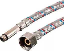 Гибкая подводка для смесителей VALFEX нерж.сталь М10*18-1/2" 60 см (75 на скидке