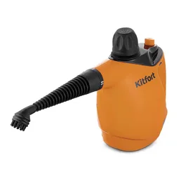 Пароочиститель KITFORT KT-9140-2 черно-оранжевый на скидке