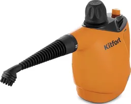 Пароочиститель KITFORT KT-9140-2 черно-оранжевый на скидке