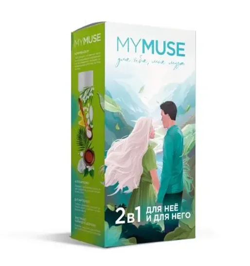 Набор подарочный MY MUSE гель для душа и шампунь-бальзам от перхо