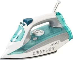 Утюг Galaxy LINE GL 6127, бирюзовый на скидке