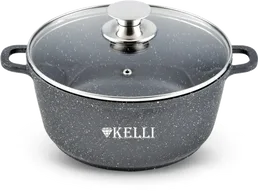 Кастрюля с мраморным покрытием 1,5л KELLI KL-4022-16 (1x6) на скидке