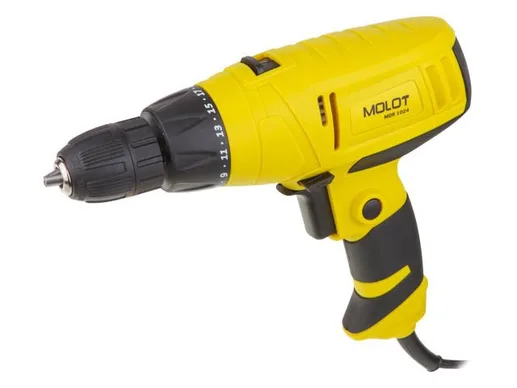 Дрель-шуруповерт MOLOT MDR 1024 в кор. 350 Вт, 20 Нм