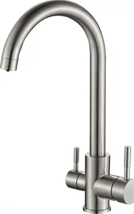 Смеситель для кухни Zorg Steel Hammer SH 713 INOX на скидке