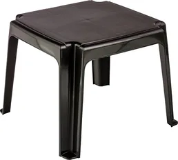 Кофейный столик садовый Ellastik Plast Элластик 45x45x38 шоколадный на скидке