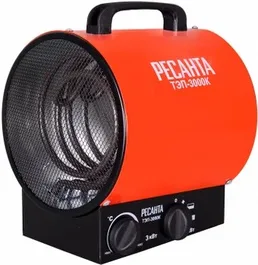 Тепловая электрическая пушка ТЭП-3000К (круглая) Ресанта на скидке