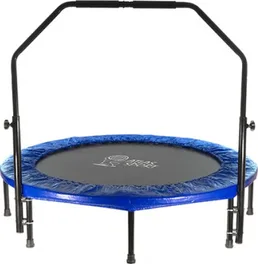 Батут для фитнеса ATLAS SPORT 122 см с ручкой  на пружинах на скидке