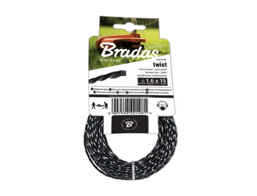 Леска плетеная BRADAS 3,0мм/15м арт.ZTS3015K