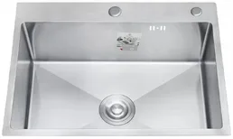 DS5040 Кухонная мойка 500*400*200mm , нержавеющая сталь с сифоном на скидке