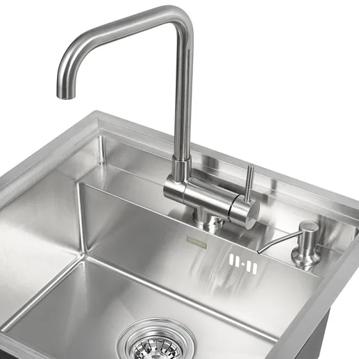 Комплект мойка ARFEKA ECO AR 520*490 SATIN,