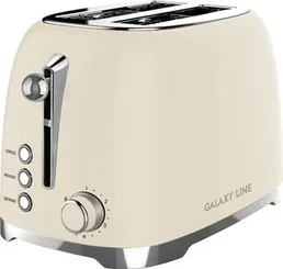 Тостер электрический Galaxy LINE GL 2918, крем-брюле на скидке