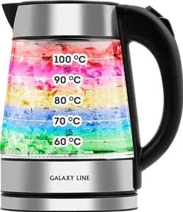 Чайник электрический Galaxy LINE GL 0561, стекло на скидке