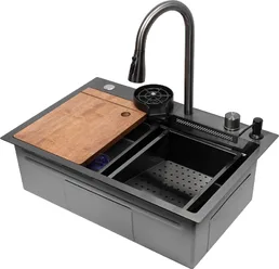Мойка ARFEKA ECO AR 680*450 BLACK PVD NANO DECOR на скидке
