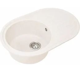 Мойка из искуственного камня GreenStone GRS-18-331 белый на скидке