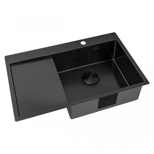 Мойка ZORG ZRN 5080 PREMIUM R PVD Gunblack,