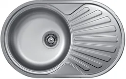 Кухонная мойка Kromevye Rondo EC 259 D-L (чаша слева) на скидке