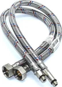 Гибкая подводка для смесителей VALFEX нерж.сталь М10*18-1/2" 60 см (75 на скидке