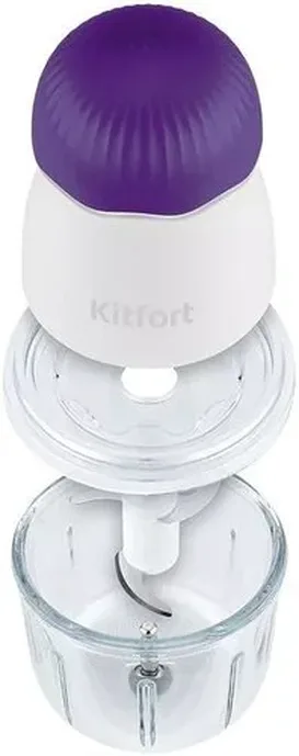 Измельчитель Kitfort KT-3064-1 (бело-фиолетовый)