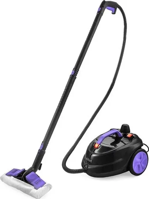 Пароочиститель Kitfort KT-9104-1 (черно-фиолетовый)