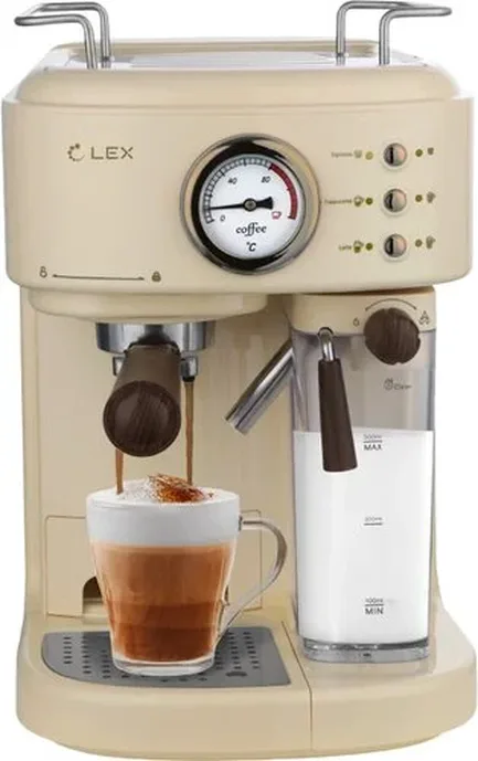 LEX LXCM 3504-1, кофеварка с капучинатором
