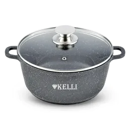 Кастрюля с мраморным покрытием 2,5л KELLI KL-4022-20 (1x6) на скидке