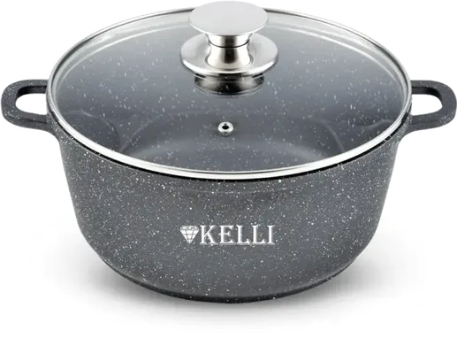 Кастрюля с мраморным покрытием 2,5л KELLI KL-4022-20 (1x6)