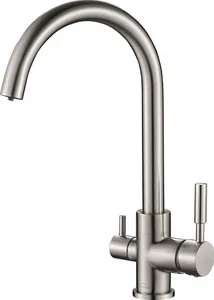 Смеситель для кухни Zorg Steel Hammer SH 713 на скидке