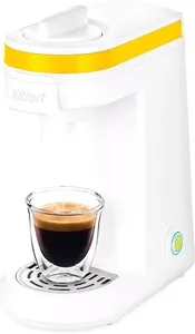 Кофеварка капсульная KT-7122-3 (бело-желтый) на скидке