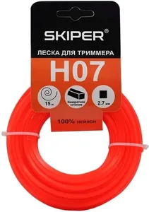 Леска SKIPER H07 2.7 мм 15 м квадратное сечение на скидке