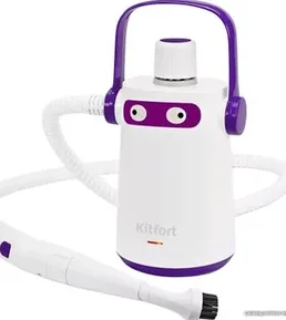 Пароочиститель Kitfort KT-9109-1 (белый/фиолетовый на скидке