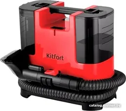 Моющий пылесос Kitfort KT-5162-1 (черно-малиновый) на скидке