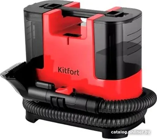 Моющий пылесос Kitfort KT-5162-1 (черно-малиновый)