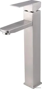 MAXONOR MN11803 Смеситель для раковины высокий, сатин 00-00014984 на скидке