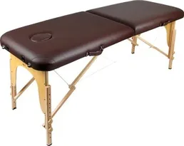 Массажный стол Atlas Sport складной 2-с деревянный 70 см (коричневый)- на скидке
