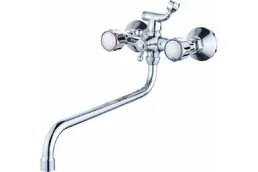 Смеситель универсальный с круглым изливом D80-225355 на скидке