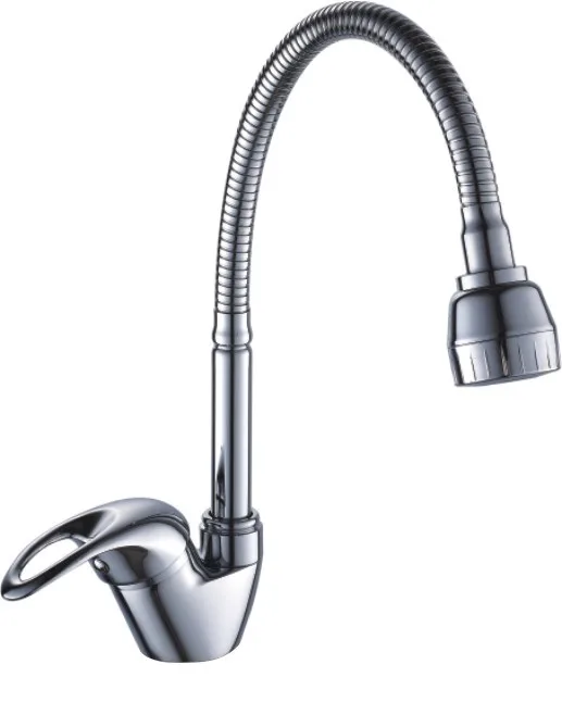 Смеситель для кухни с гибким изливом D58-150